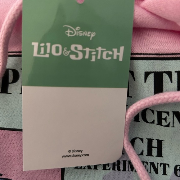 Disney LIilo & Stitch  Pink Hoodie Large - Picture 8 of 10